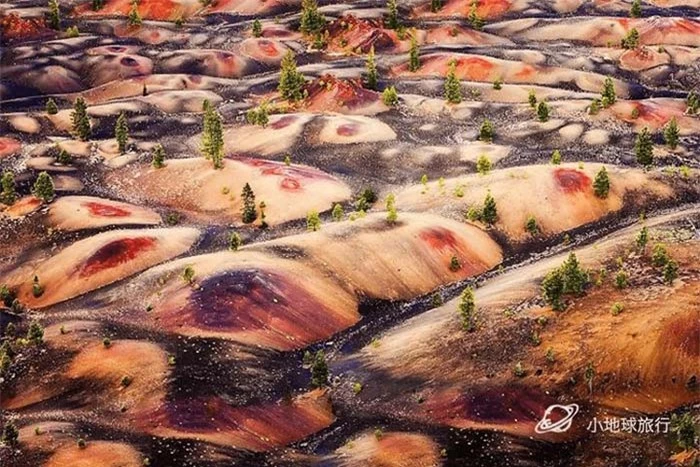 Cồn cát đầy màu sắc như bức tranh sơn dầu trong công viên núi lửa 7