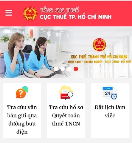 Cục Thuế TPHCM triển khai giao dịch điện tử giữa Cục Thuế với người nộp thuế qua ứng dụng (HCMTax)