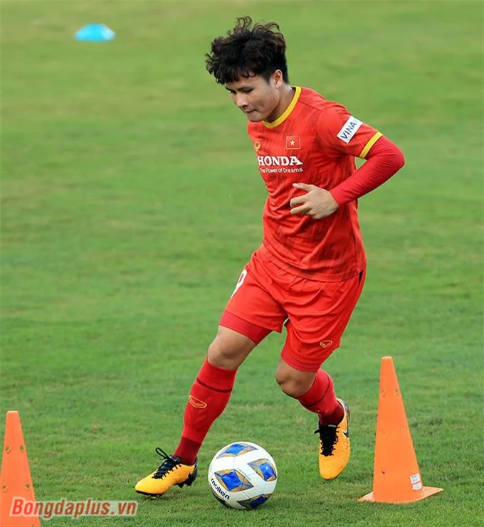 Quang Hải, tác giả của bàn thắng duy nhất cho Việt Nam sau 2 lượt trận được kỳ vọng sẽ 