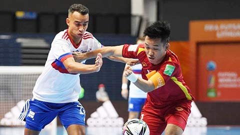 Cầu thủ Nga thừa nhận lo sợ những phút cuối trận đấu với futsal Việt Nam