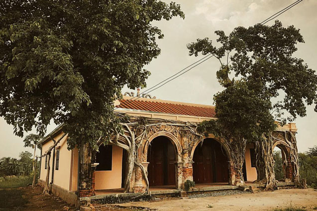 Chiêm ngưỡng vẻ đẹp ma mị của đình cổ Gò Công