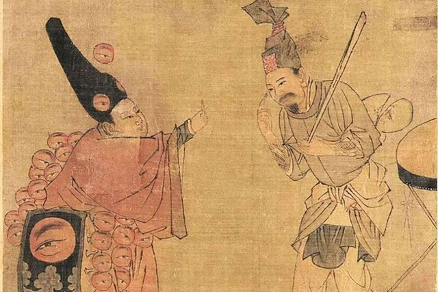 Phóng to bức tranh cực khó hiểu trong Bảo tàng Cố Cung, hậu thế rùng mình: Người đàn ông này có 27 con mắt!