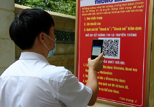 Bình Dương: Từ ngày 27/9, người đến địa điểm làm việc, giao dịch... phải quét mã QR