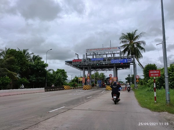 Trạm thu phí QL91 Cần Thơ - An Giang thu phí trở lại từ 14h 24/9.