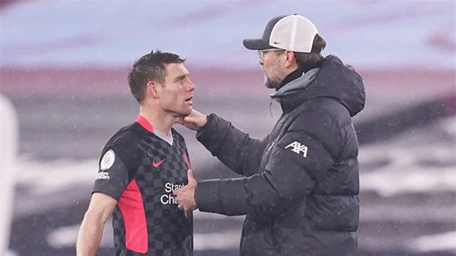 Klopp và Milner suýt tẩn nhau trong phòng thay đồ cách đây 4 năm