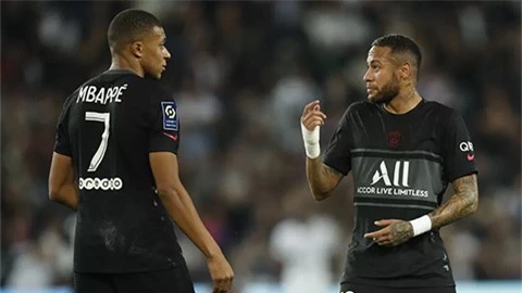 Nội bộ PSG lục đục: Mbappe cáo buộc không được Neymar chuyền bóng