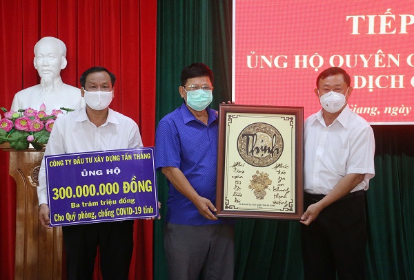 An Giang: Tiếp nhận 1,3 tỷ đồng hỗ trợ công tác phòng, chống dịch COVID-19