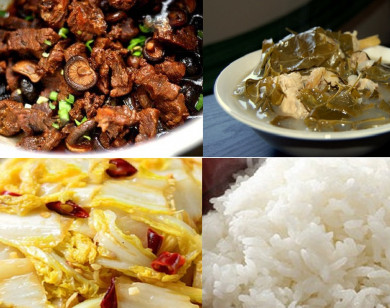 Thực đơn cơm chiều: Món ngon hấp dẫn