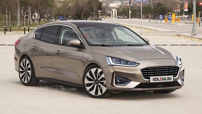 Hé lộ hình ảnh Ford Focus sedan 2022