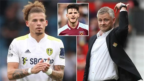 Man United chuyển sang Kalvin Phillips thay vì Declan Rice