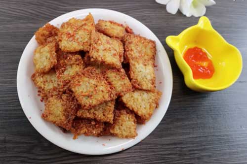 Công thức làm snack (bim bim) cơm nguội vừa dễ lại ngon tuyệt