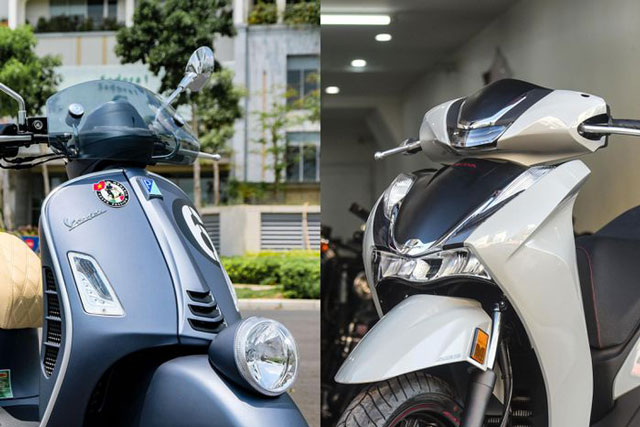 Mua xe tay ga cao cấp, chọn Honda SH 350i hay Vespa Sei Giorni 300?