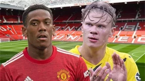 Dortmund nhắm Martial của MU thay Haaland