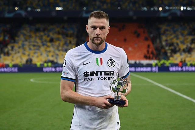 Trung vệ: Milan Skriniar (Inter Milan).