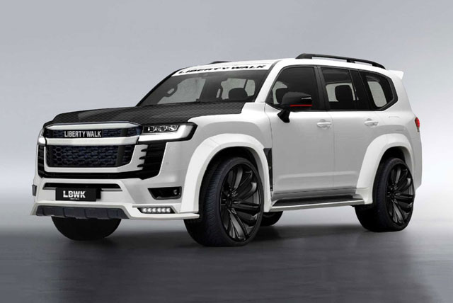 Toyota Land Cruiser 2022 hầm hố với gói độ Liberty Walk