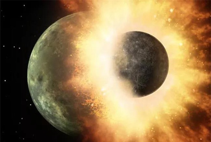 Trái Đất bị đập vỡ liên tục bởi 1 hành tinh và 1 mặt trăng khác - Ảnh 2.