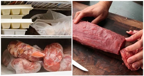 Bạn có thể bảo quản thịt bò tươi lâu trong tủ lạnh. Ảnh: Internet