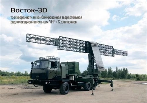 Hệ thống Vostok-3D hoàn toàn tự động, bao gồm phát hiện và bám sát mọi mục tiêu, cũng như tự động kiểm lỗi toàn bộ thiết bị của tổ hợp, khả năng che giấu tốt, bộc lộ tín hiệu thấp giúp tăng khả năng tự bảo vệ trước các loại vũ khí tiến công chính xác đối phương. (Thanh Hà)