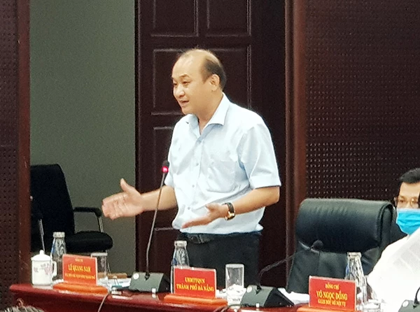 Ông Lê Quang Nam, Phó Chủ tịch UBND TP, Phó Trưởng Ban chỉ đạo phòng, chống dịch COVID-19 TP Đà Nẵng