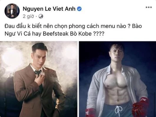 Việt Anh phân vân không biết ăn món gì, Quỳnh Nga liền đăng đàn ẩn ý. 