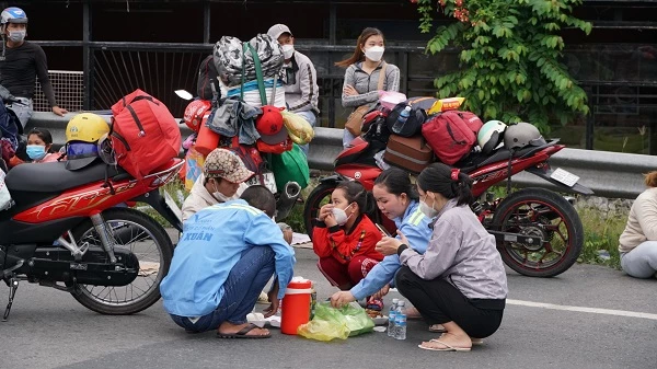 Người dân trở về được tạo điều kiện việc làm.