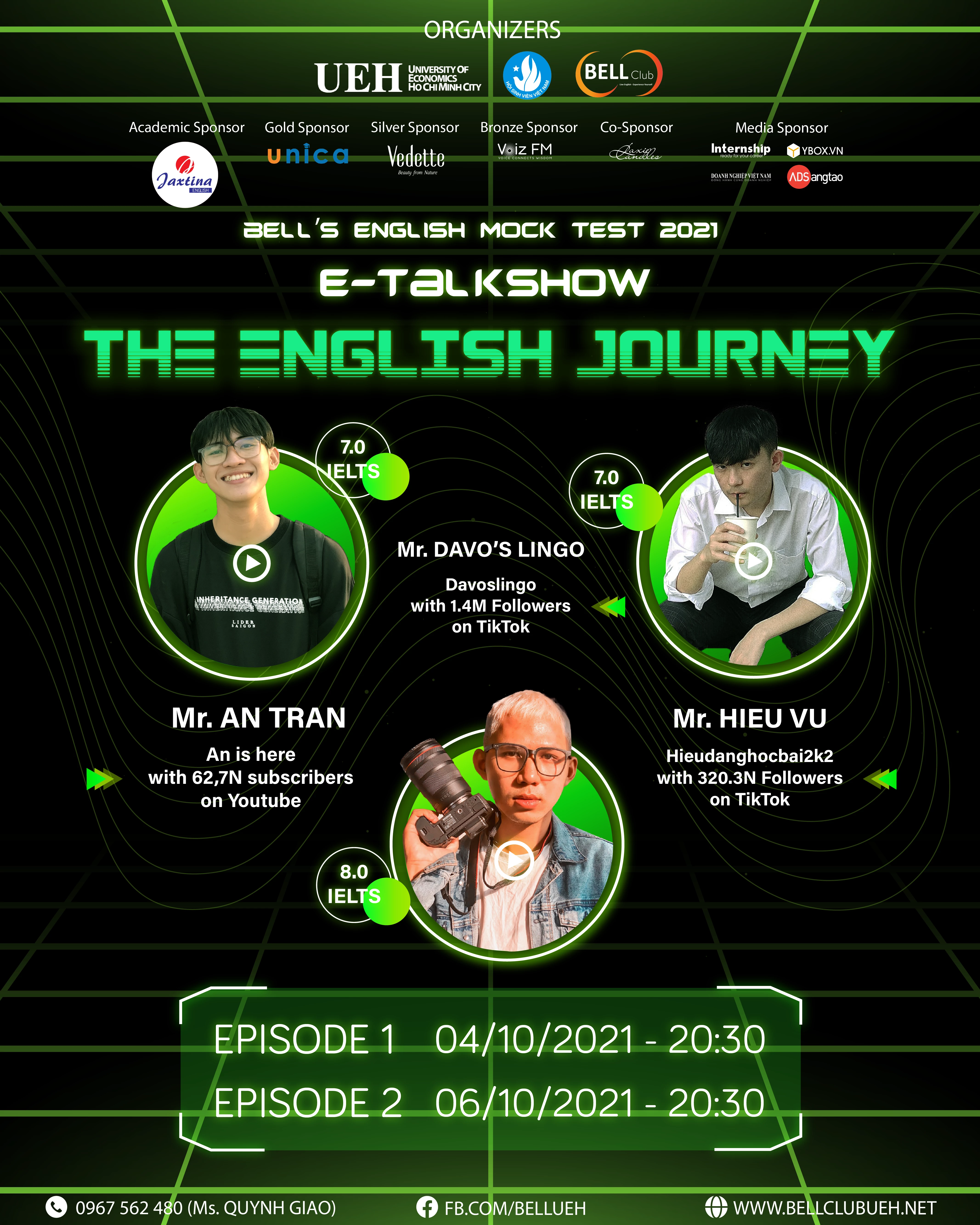 Series E-Talkshow - Hành trình tiếng Anh với sự tham gia của An Is Here, @hieudanghocbai2k2 và @davoslingo.