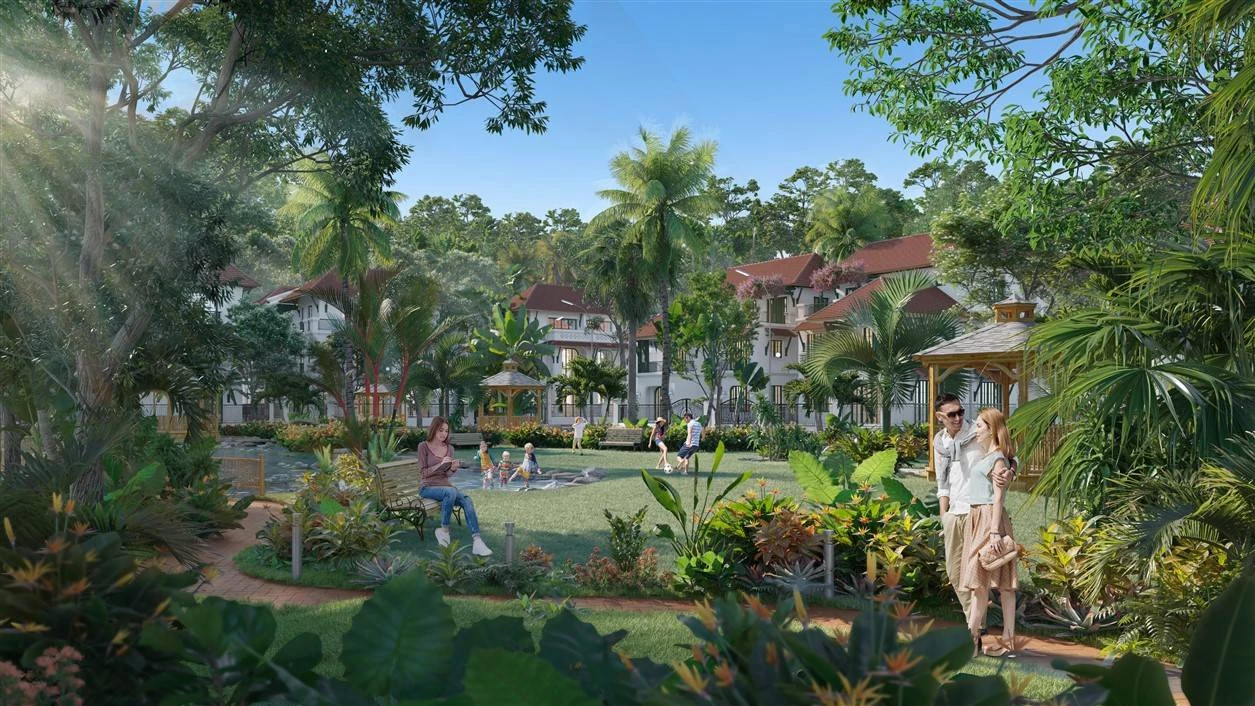 Sun Tropical Village - khu đô thị nghỉ dưỡng phong cách nhiệt đới (Ảnh phối cảnh minh họa).