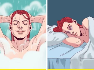 Vì sao bạn không nên tắm ngay trước khi đi ngủ?