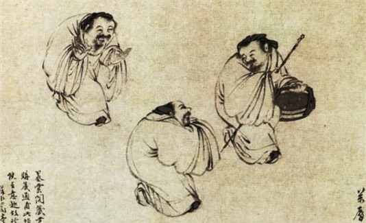 Phóng to 3 lần bức tranh kỳ lạ vẽ 3 ông lão trong Bảo tàng Cố cung, chuyên gia thốt lên: Ai xem cũng phải chột dạ! - Ảnh 5.