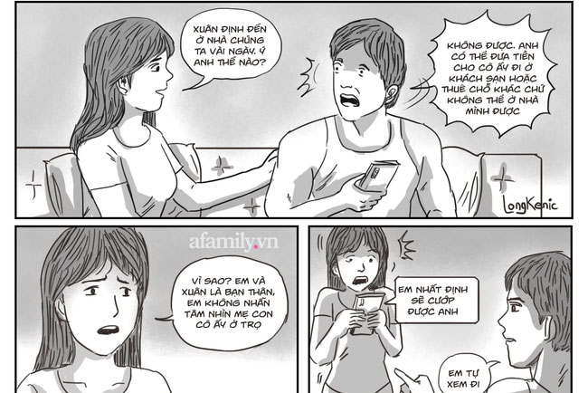 Vừa bàn chuyện cho bạn thân đến ở nhờ vài hôm, chồng tôi liền giận dữ đưa đoạn tin nhắn khiến tôi ngã ngửa