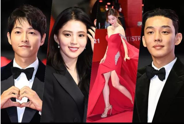 Dàn sao rực rỡ đổ bộ thảm đỏ lễ khai mạc Liên hoan phim quốc tế Busan 2021