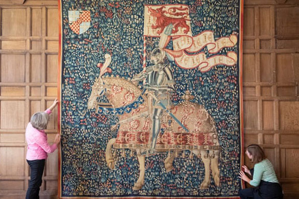 Trưng bày tấm thảm có nguồn gốc bí ẩn từ thế kỷ 15 sau 4 năm bảo tồn