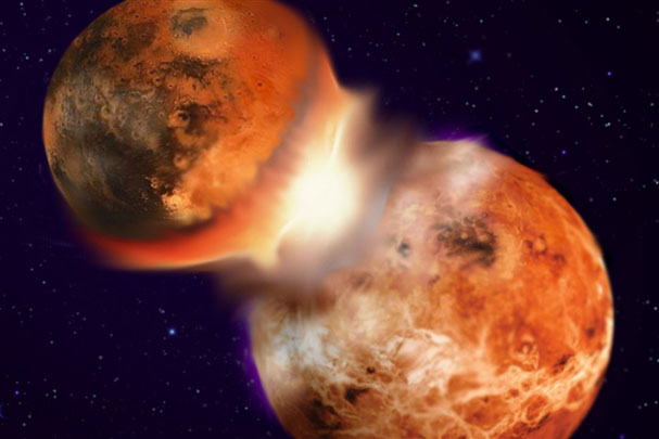 Tàn tích ngoài hành tinh mắc kẹt bên trong Trái đất