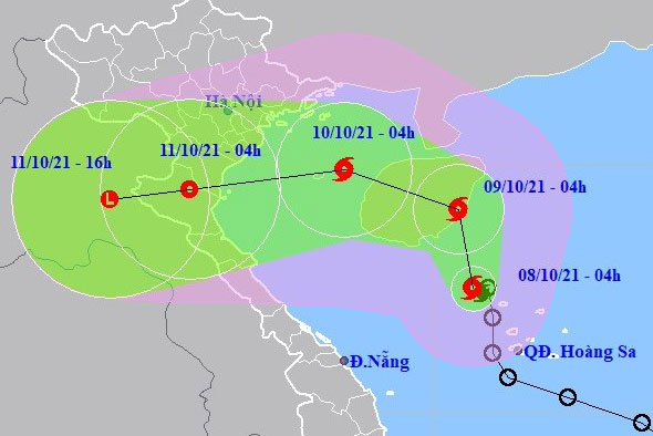 Tin bão số 7 (LIONROCK) và các chỉ đạo ứng phó
