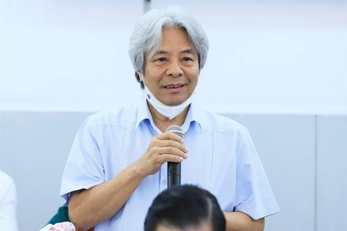 GS.TS Võ Khánh Vinh, nguyên Giám đốc Học viện Khoa học Xã hội và nhân văn (Ảnh: MTTQVN)