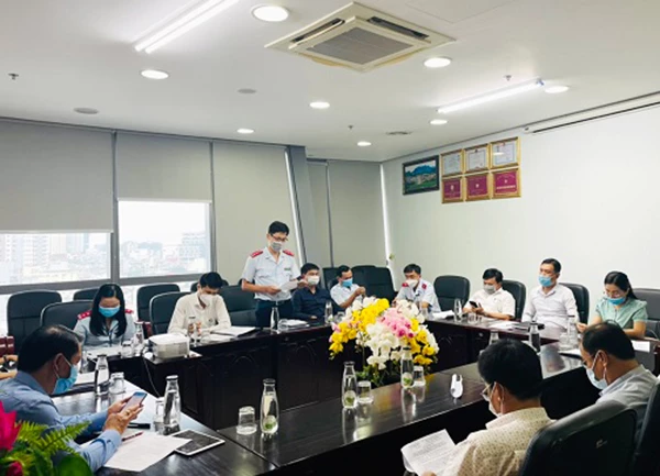 Công bố Quyết định thanh tra việc việc quản lý, sử dụng đất nông nghiệp tại quận Liên Chiểu và huyện Hòa Vang (Ảnh do Thanh tra TP Đà Nẵng cung cấp)