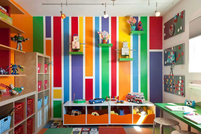 Thiết kế không gian vui chơi cho trẻ đầy sáng tạo, trẻ ở nhà lâu ngày tha hồ vừa học vừa chơi