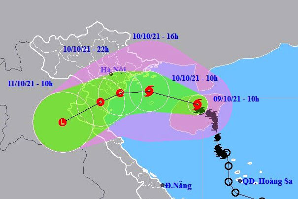 CẬP NHẬT: Bão LIONROCK cách Hải Phòng - Nam Định 170-190km; bão KOMPASU sắp đi vào Biển Đông