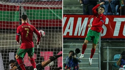 Ronaldo lập thêm 2 kỷ lục sau trận Bồ Đào Nha hủy diệt Qatar
