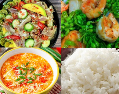 Thực đơn cơm chiều: Món đưa cơm