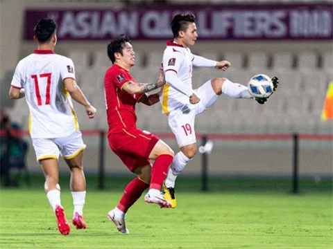 ĐT Việt Nam đã chơi tốt trước ĐT Trung Quốc (Nguồn: AFC)