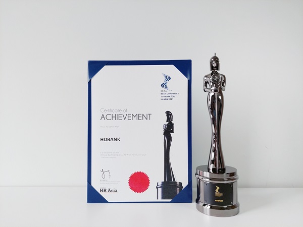 HDBank – Ngân hàng Việt Nam duy nhất 4 năm liền được vinh danh "Nơi làm việc tốt nhất châu Á"