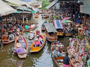 Khám phá các chợ nổi ở Thái Lan