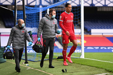 Van Dijk không còn bất khả chiến bại