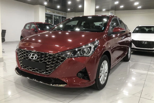 2. Hyundai Accent (doanh số: 1.392 chiếc). Ảnh: Hyundai Long Biên.