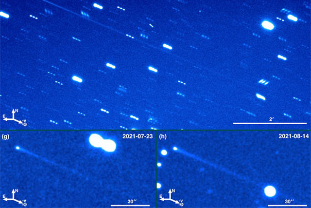 Vật thể tưởng là tiểu hành tinh bất ngờ "sống dậy'', mọc đuôi