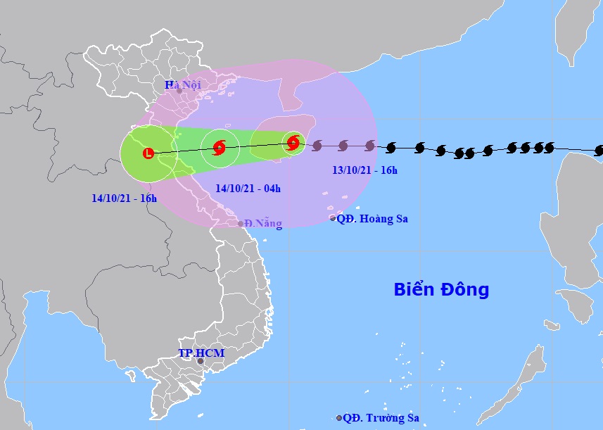 Bão số 8 gây gió mạnh vùng ven biển từ Quảng Ninh đến Quảng Bình