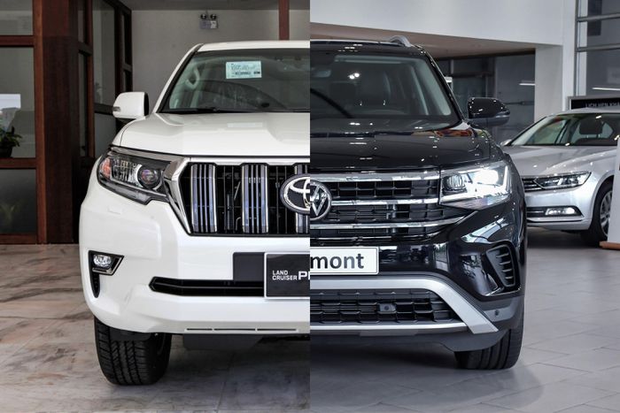 So sánh Toyota Land Cruiser Prado với Volkswagen Teramont