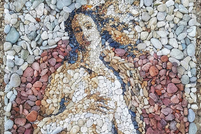 Kinh ngạc với những tác phẩm nghệ thuật ghép từ đá