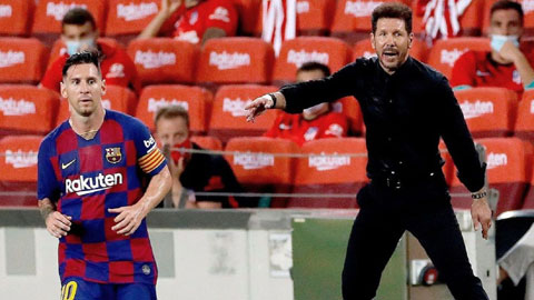 Atletico chậm chân nên vuột mất Messi